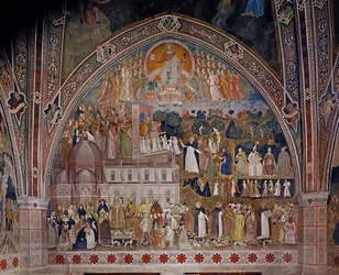 The Church Militant and Triumphant, in the Spanish Chapel, c.1369